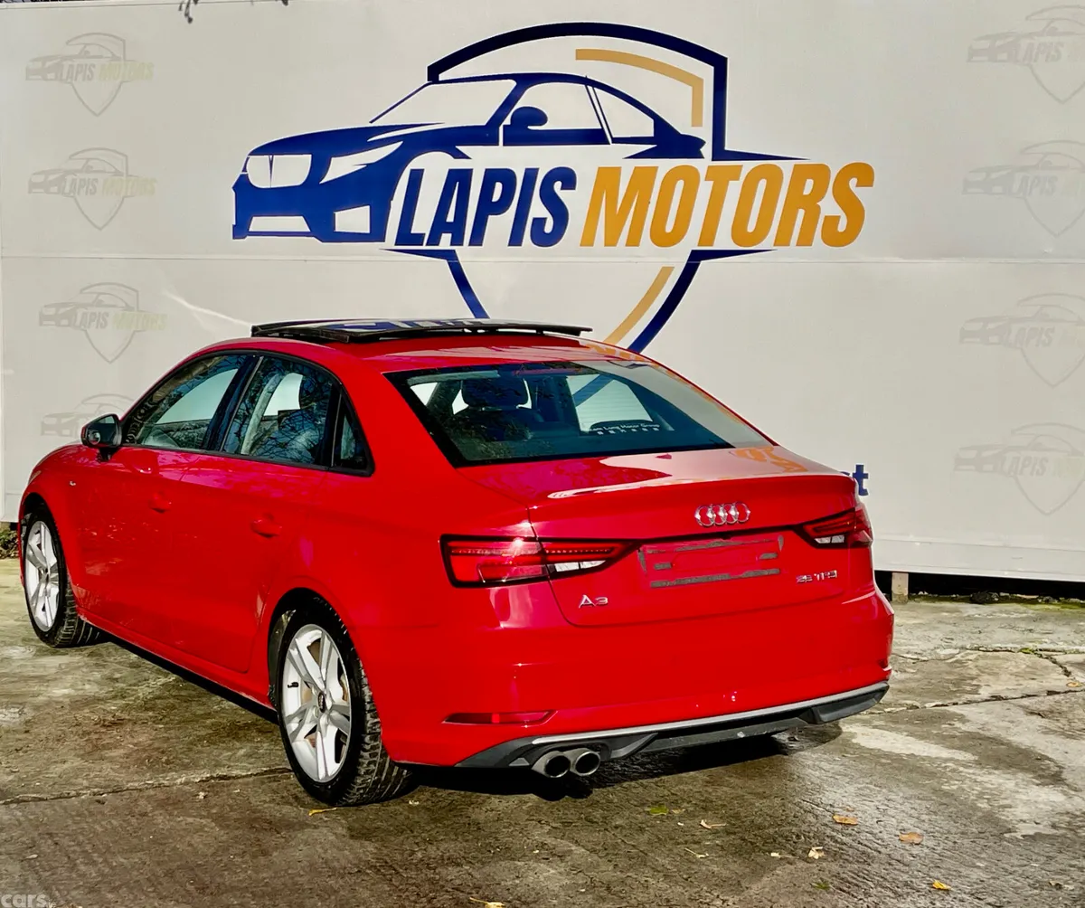 Audi A3 Saloon, Petrol, 2017, Red