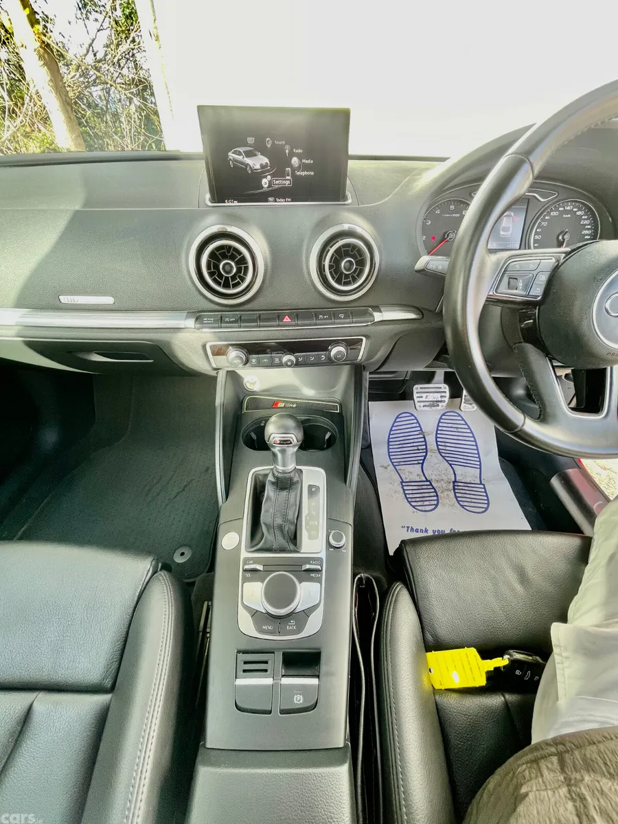 Audi A3 Saloon, Petrol, 2017, Red