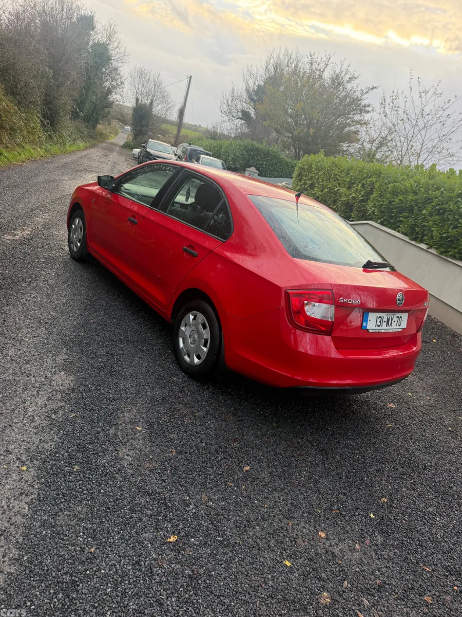 Skoda Rapid Saloon, Petrol, 2013, Red
