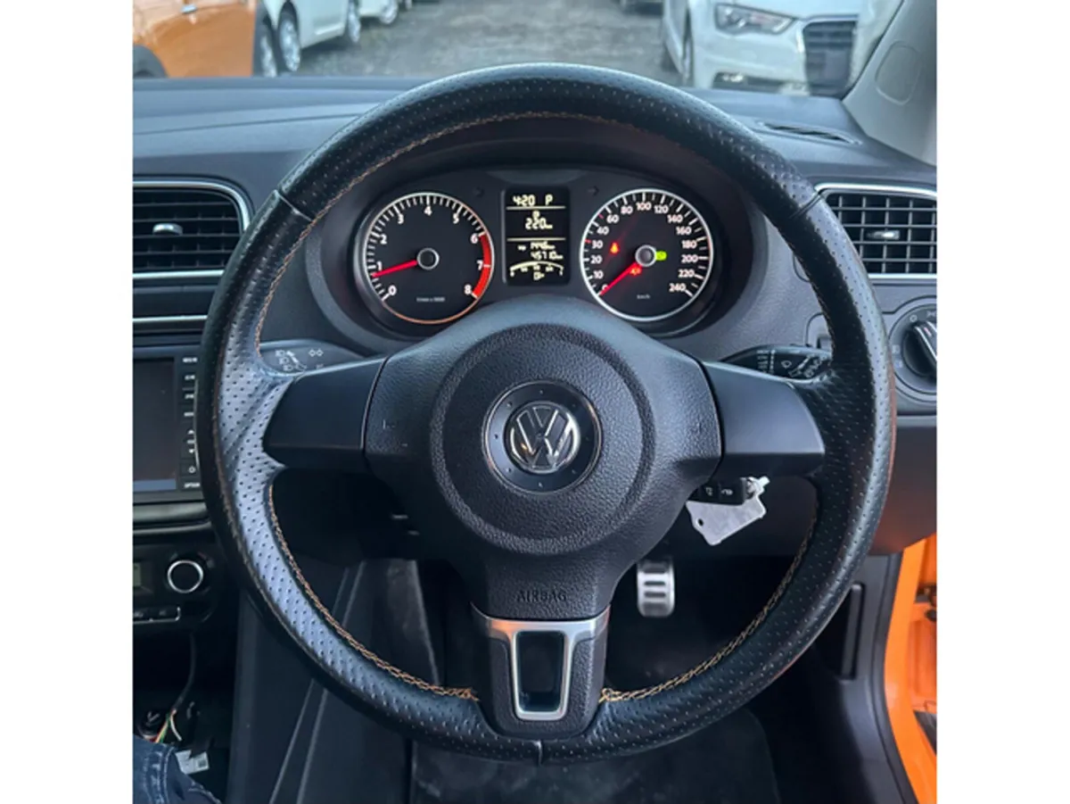 Volkswagen Polo Hatchback, Petrol, 2011, Orange