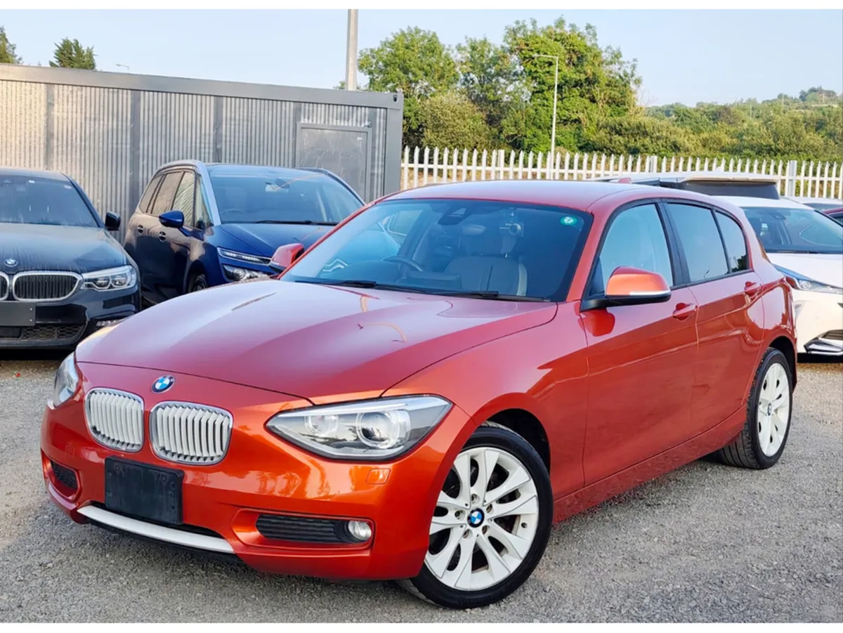 BMW 1-Series Hatchback, Petrol, 2014, Orange
