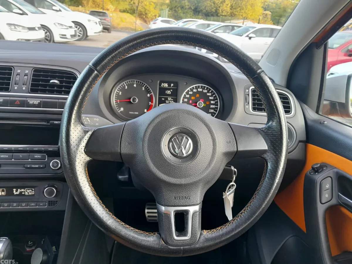 Volkswagen Polo Hatchback, Petrol, 2011, Orange