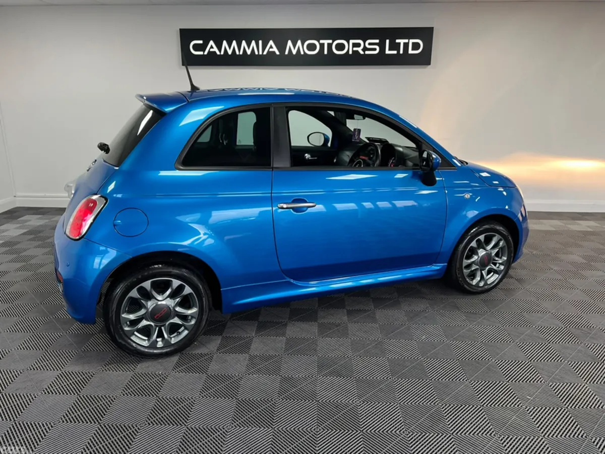 Fiat 500 Hatchback, Petrol, 2015, Blue