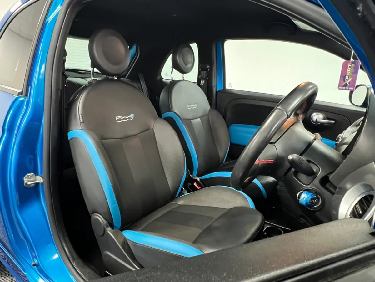 Fiat 500 Hatchback, Petrol, 2015, Blue