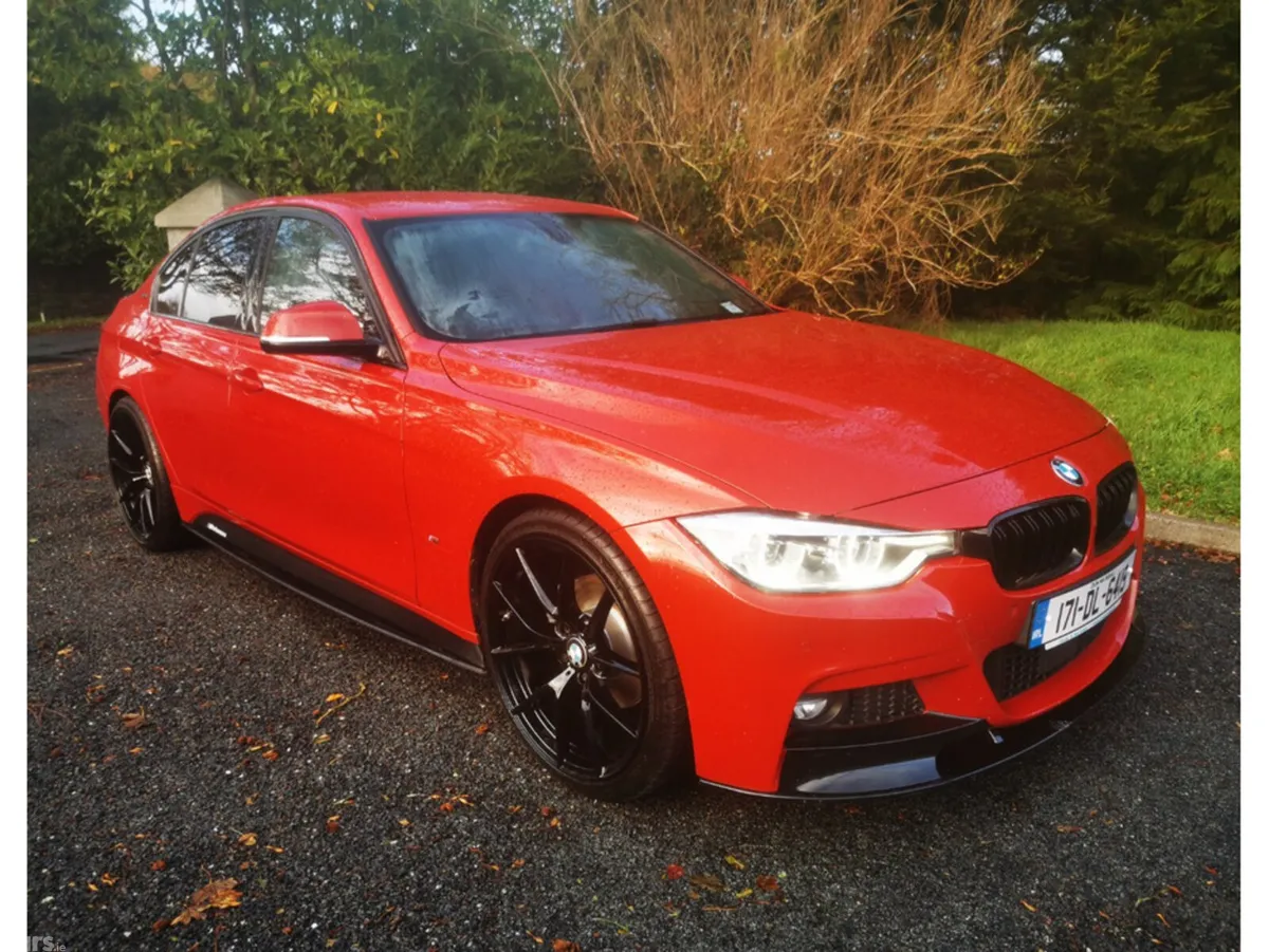 BMW 3-Series Saloon, Petrol Hybrid, 2017, Red