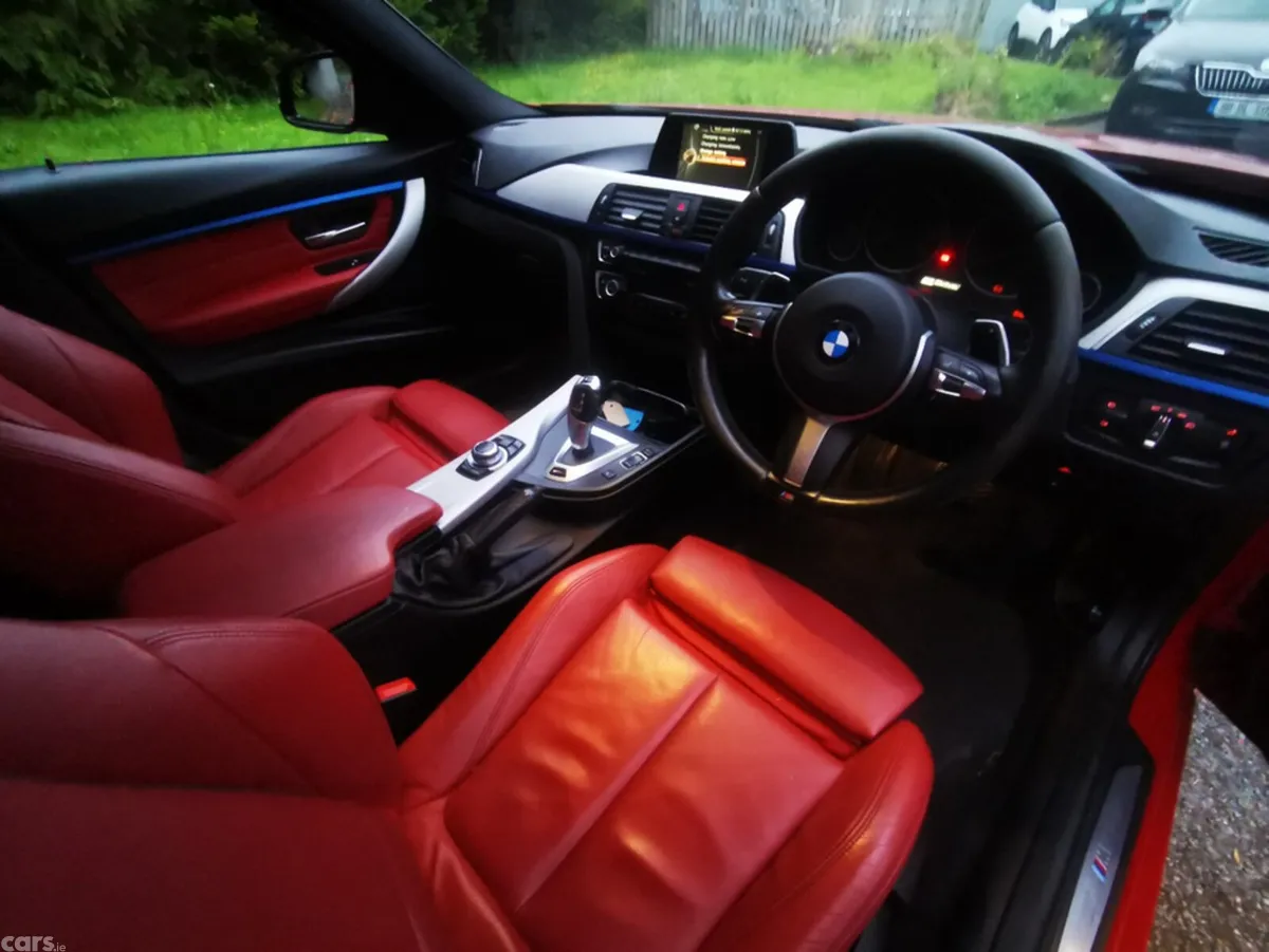BMW 3-Series Saloon, Petrol Hybrid, 2017, Red