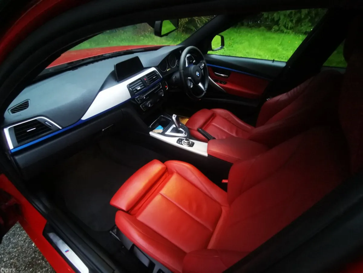 BMW 3-Series Saloon, Petrol Hybrid, 2017, Red