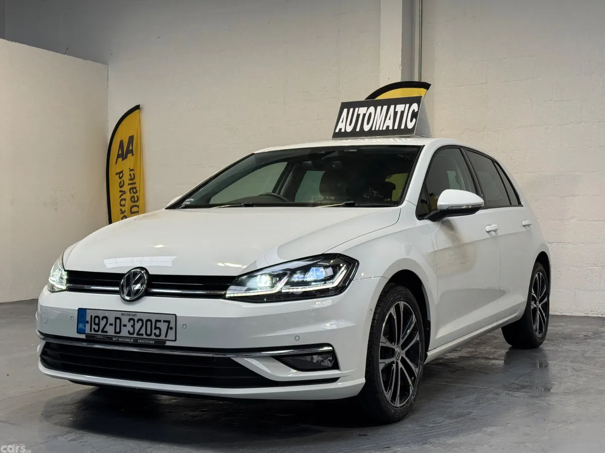 Volkswagen Golf Hatchback, Petrol, 2019, White