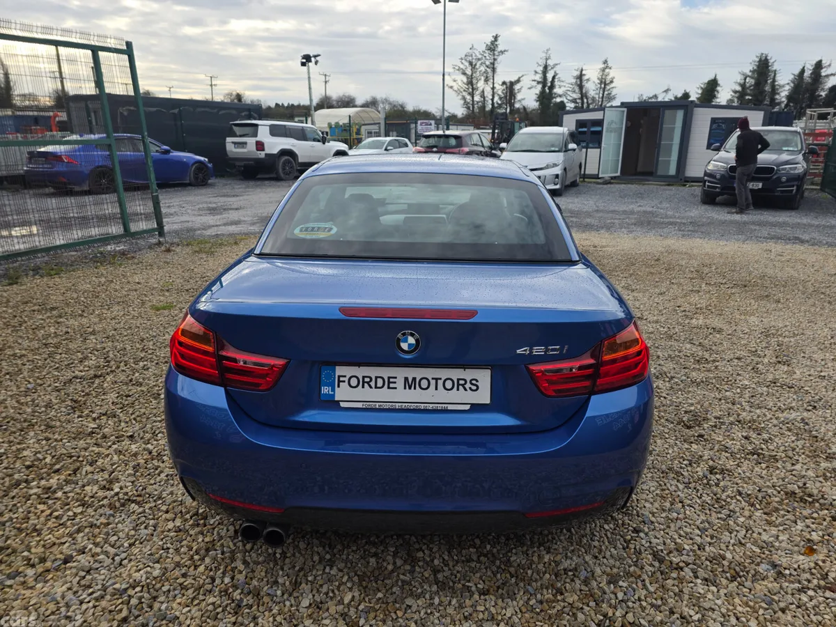BMW 4-Series Convertible, Petrol, 2016, Blue