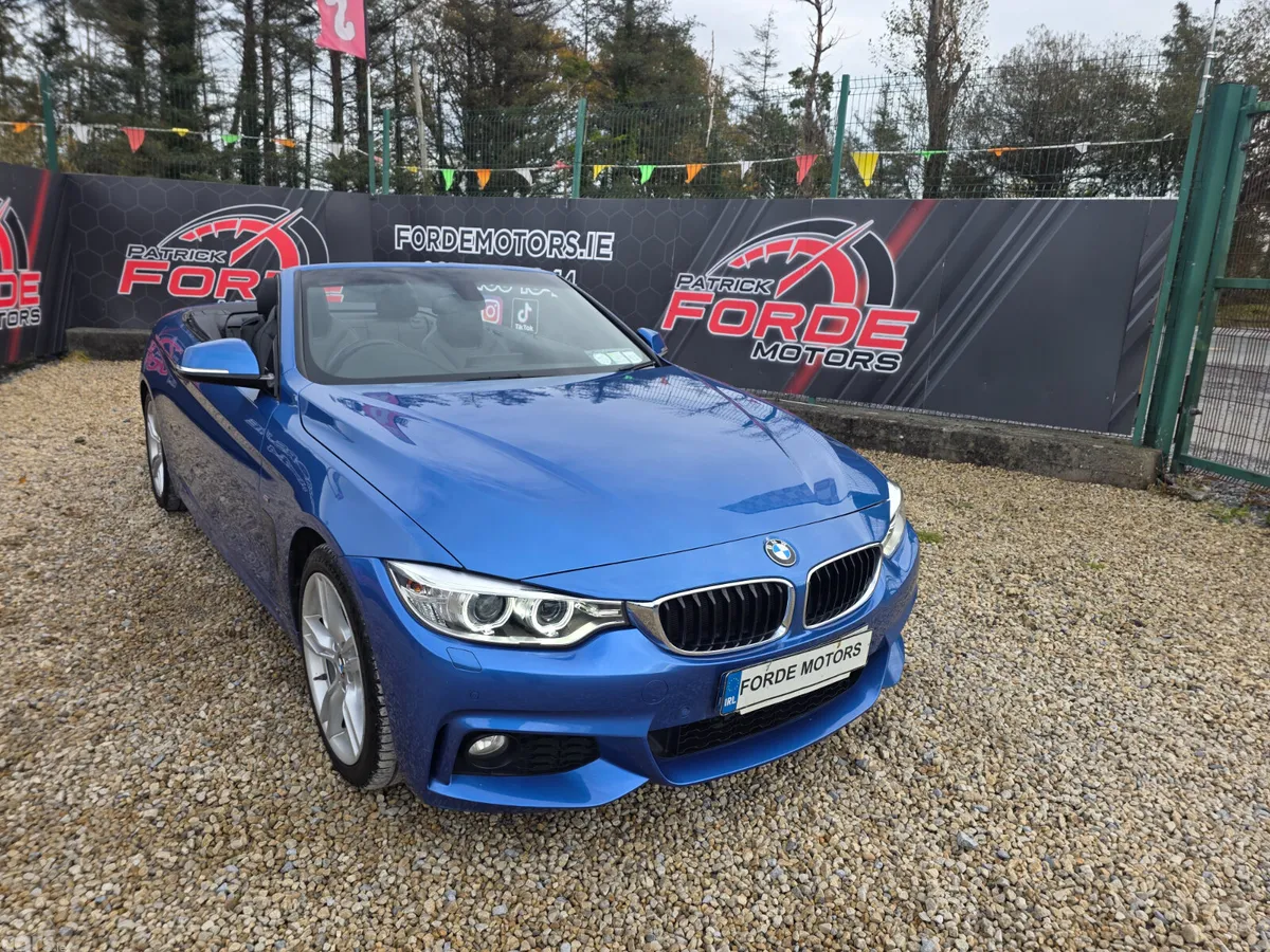 BMW 4-Series Convertible, Petrol, 2016, Blue