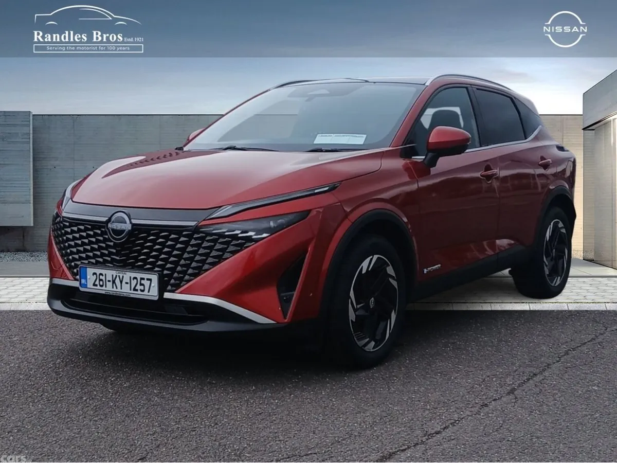 Nissan Qashqai MPV, Petrol Hybrid, 2026, Red