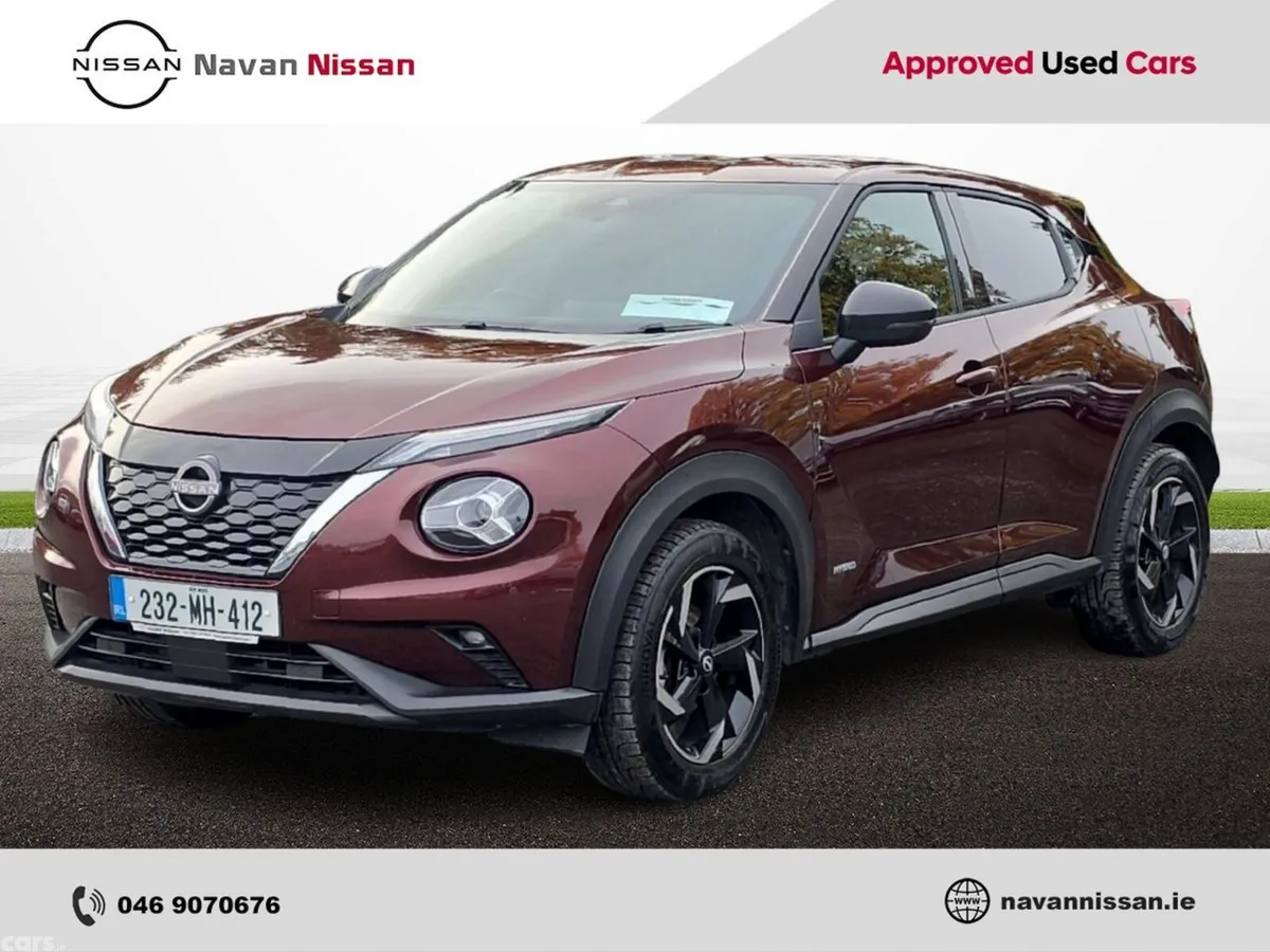Nissan Juke SUV, Petrol Hybrid, 2023, Red
