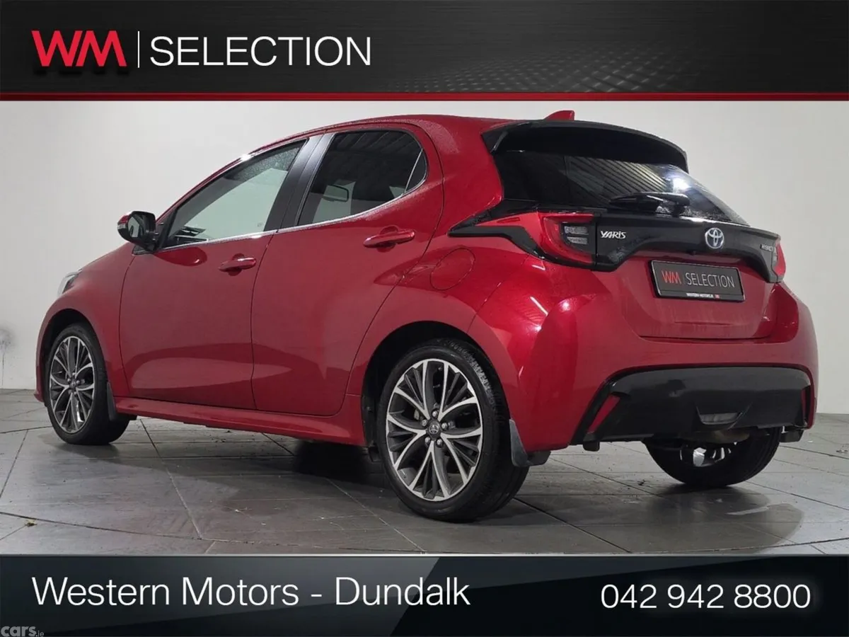 Toyota Yaris Hatchback, Petrol Hybrid, 2023, Red