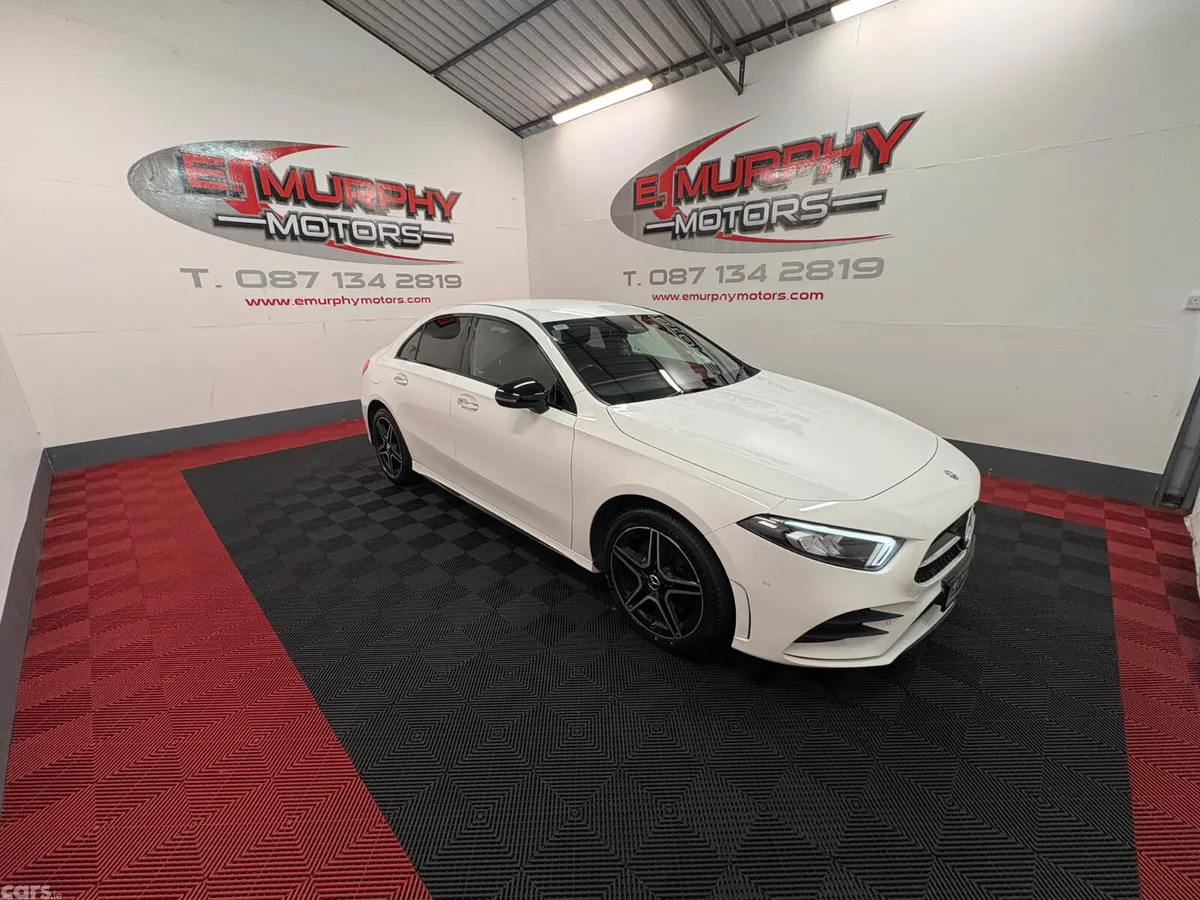 Mercedes-Benz A-Class Saloon, Petrol Hybrid, 2022, White