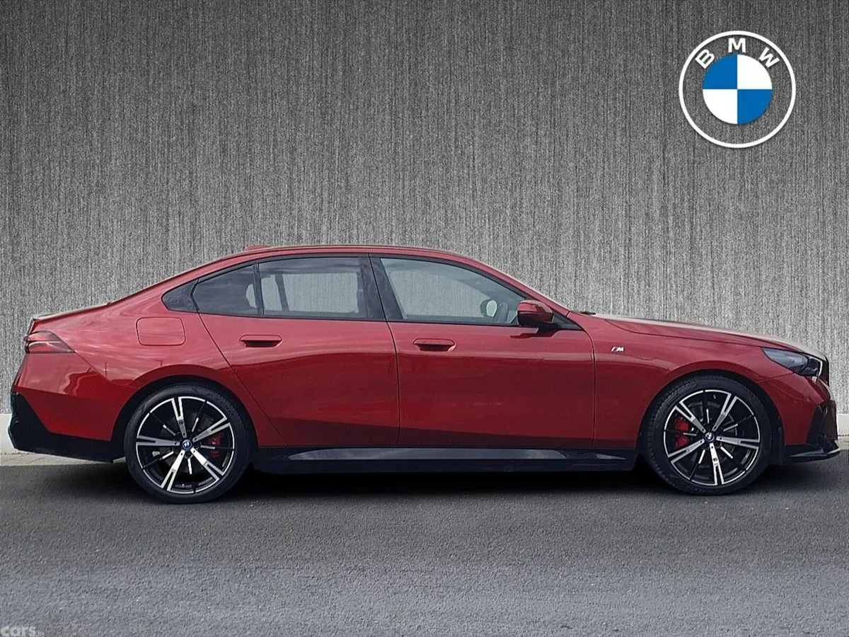 BMW 5-Series Saloon, Petrol Plug-in Hybrid, 2024, Red