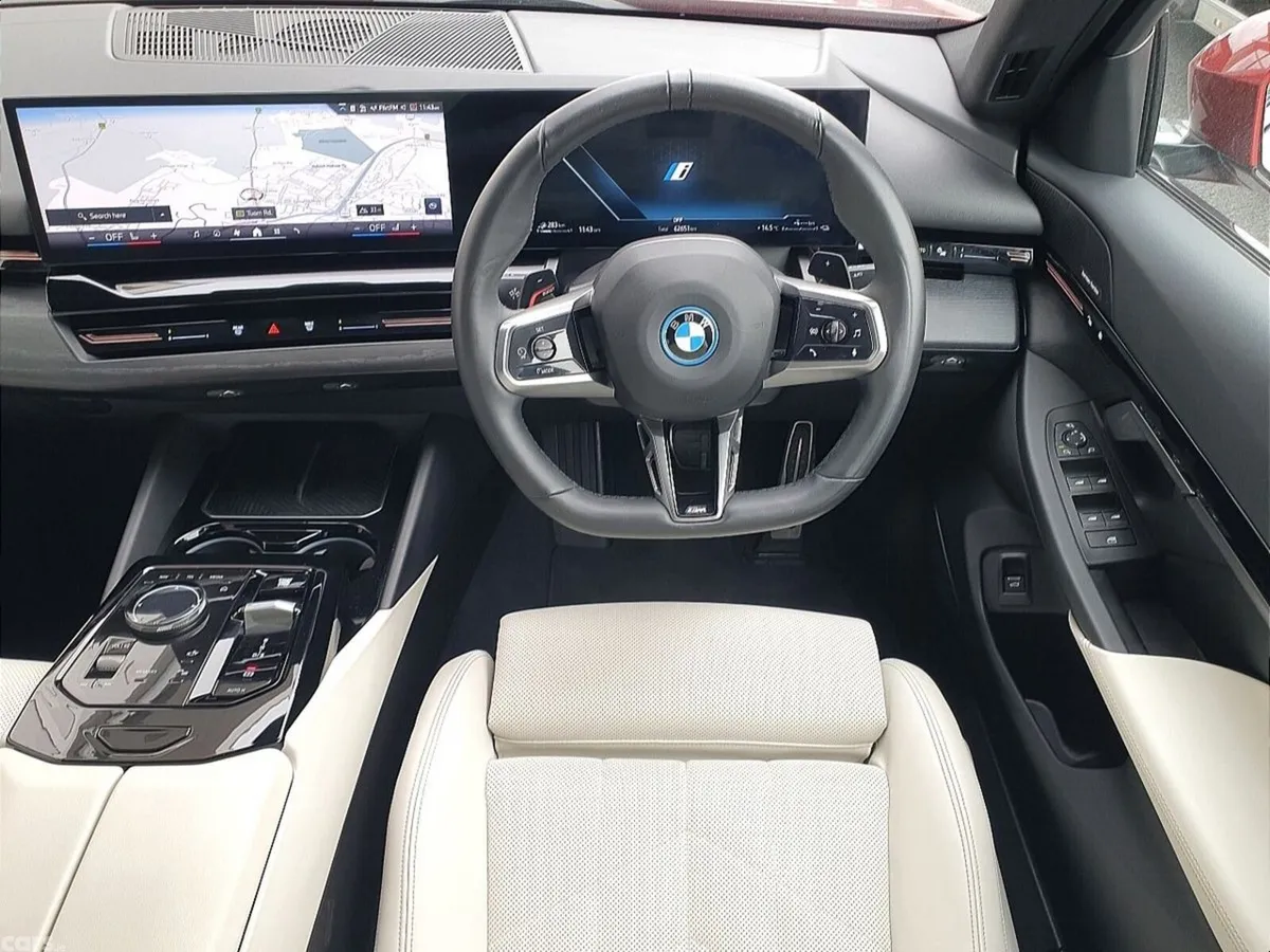 BMW 5-Series Saloon, Petrol Plug-in Hybrid, 2024, Red