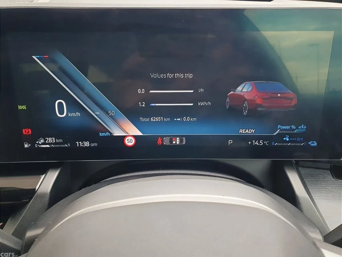 BMW 5-Series Saloon, Petrol Plug-in Hybrid, 2024, Red