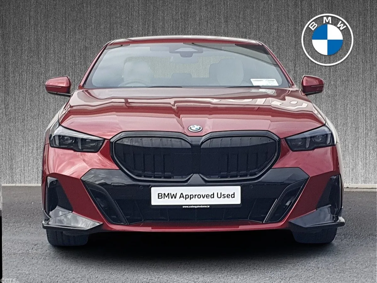 BMW 5-Series Saloon, Petrol Plug-in Hybrid, 2024, Red