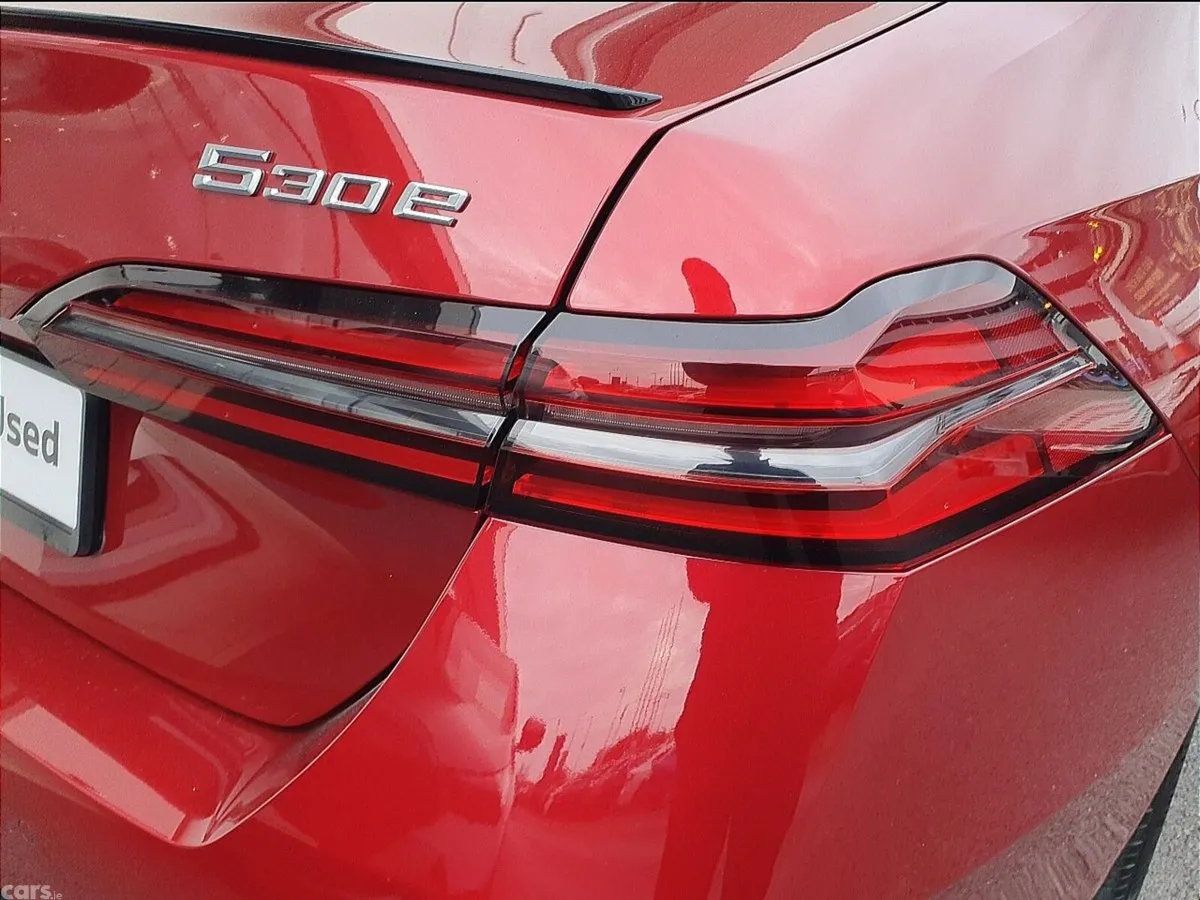BMW 5-Series Saloon, Petrol Plug-in Hybrid, 2024, Red