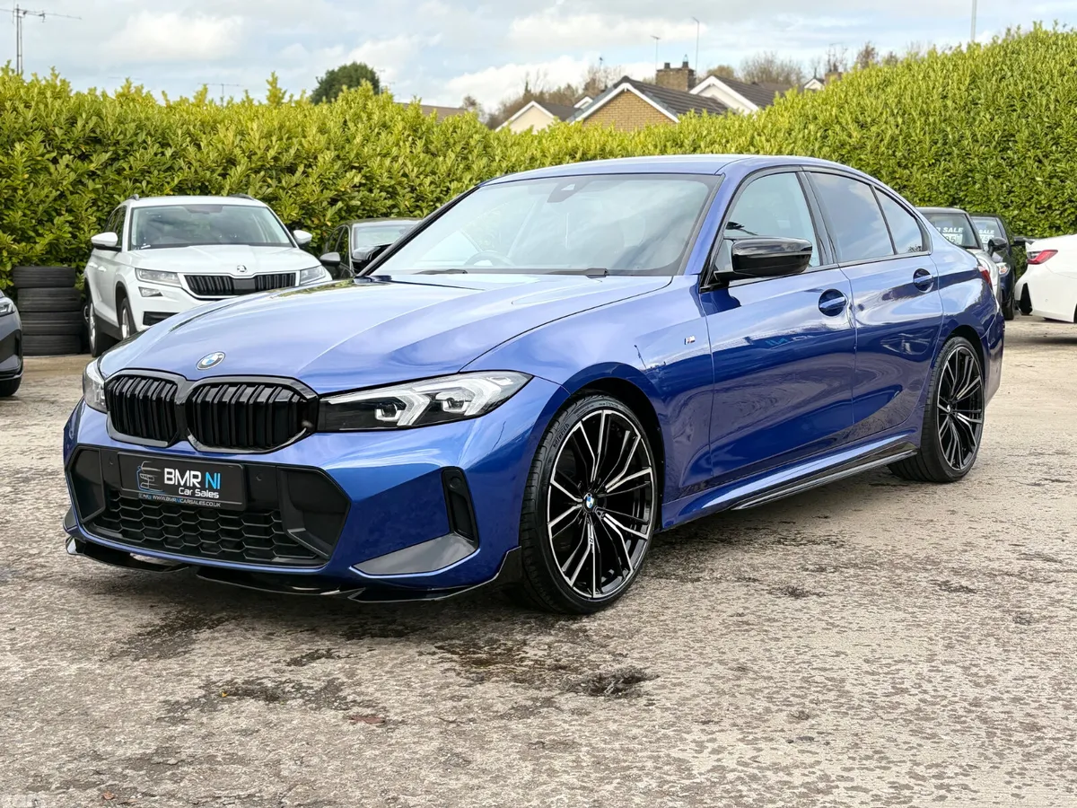 BMW 3-Series Saloon, Diesel Hybrid, 2023, Blue