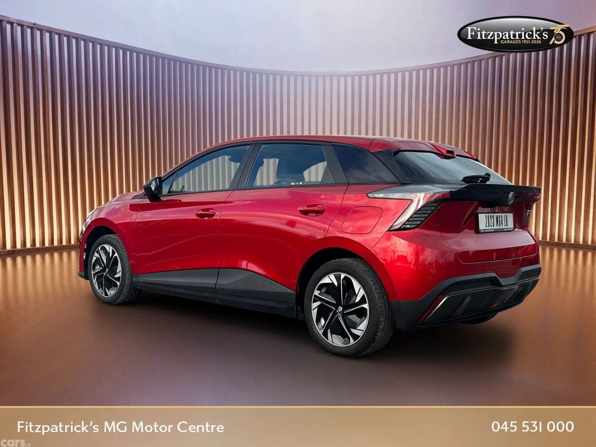 MG MG4 Hatchback, Electric, 2023, Red