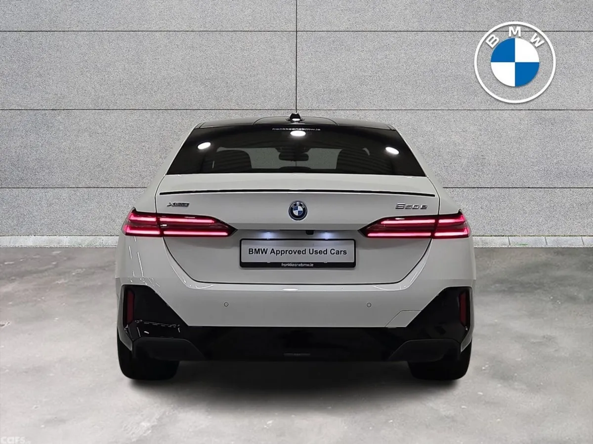 BMW 5-Series Saloon, Petrol Plug-in Hybrid, 2024, White