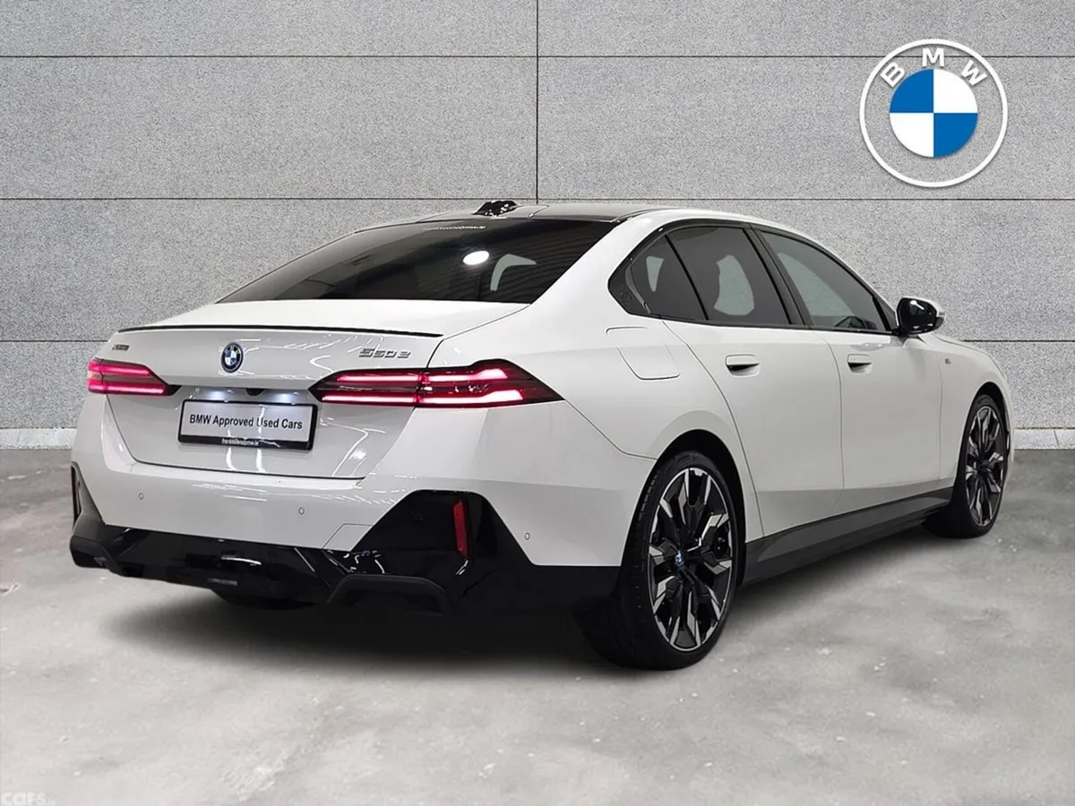 BMW 5-Series Saloon, Petrol Plug-in Hybrid, 2024, White