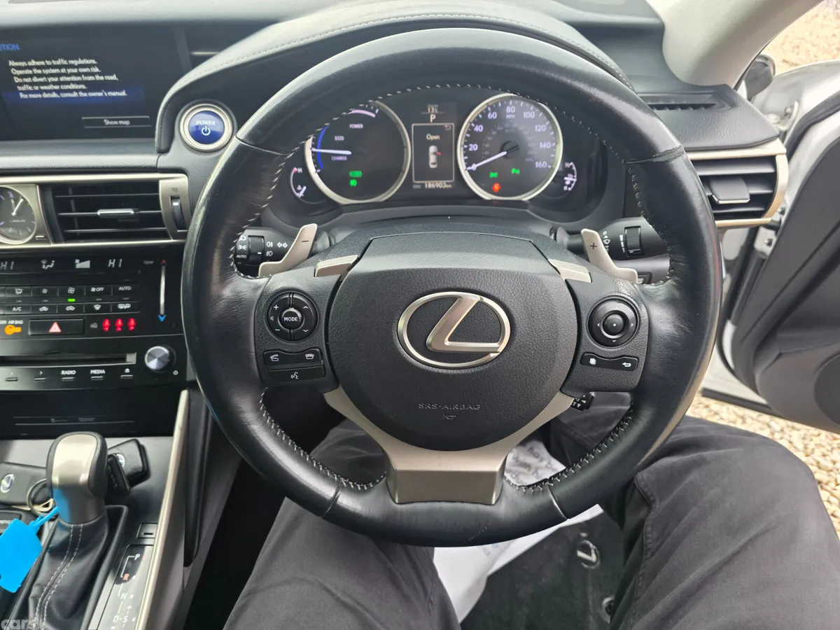 Lexus IS Saloon, Petrol Hybrid, 2013, White
