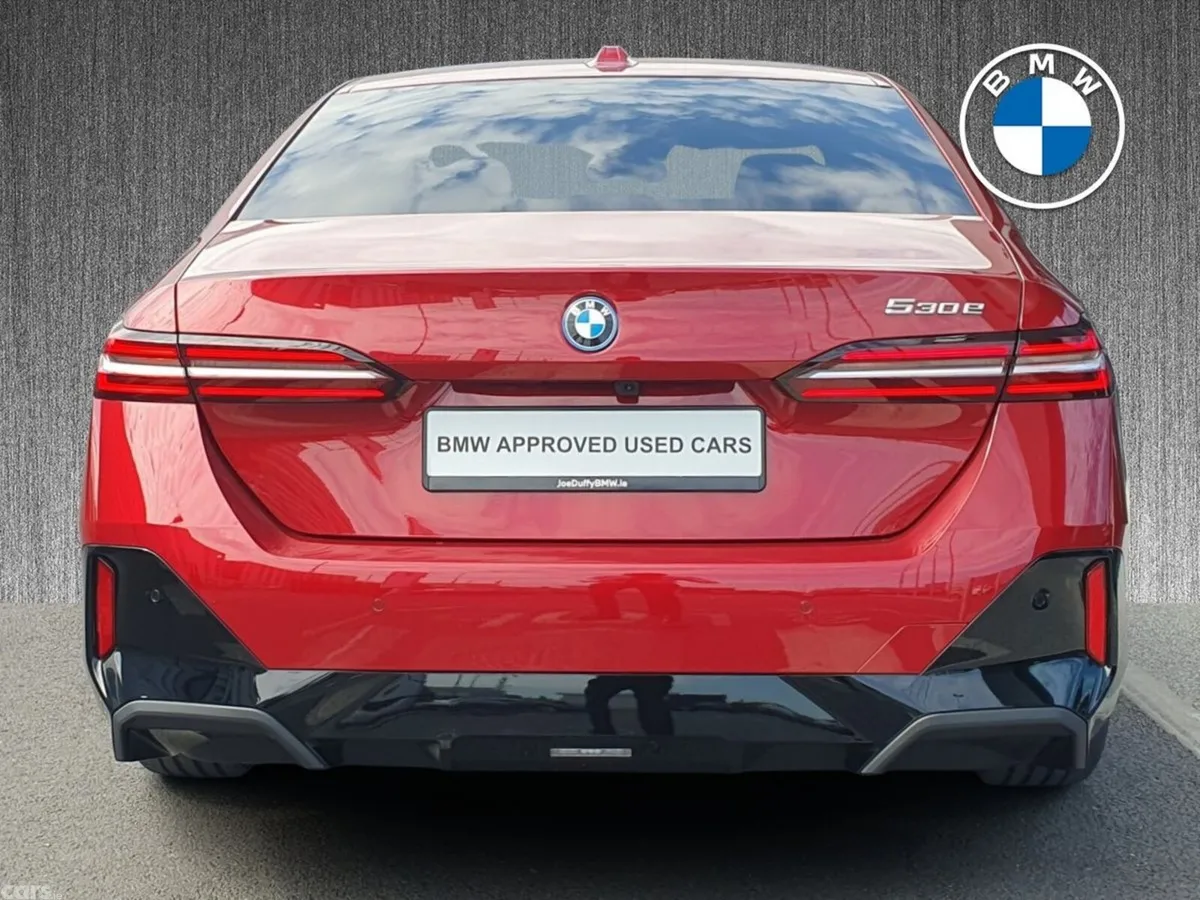 BMW 5-Series Saloon, Petrol Plug-in Hybrid, 2026, Red