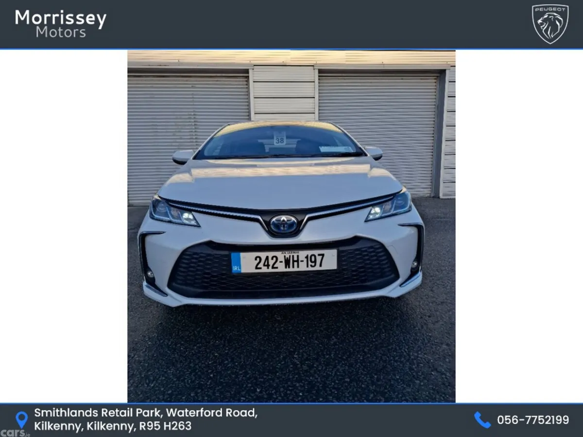 Toyota Corolla Saloon, Petrol Hybrid, 2024, White