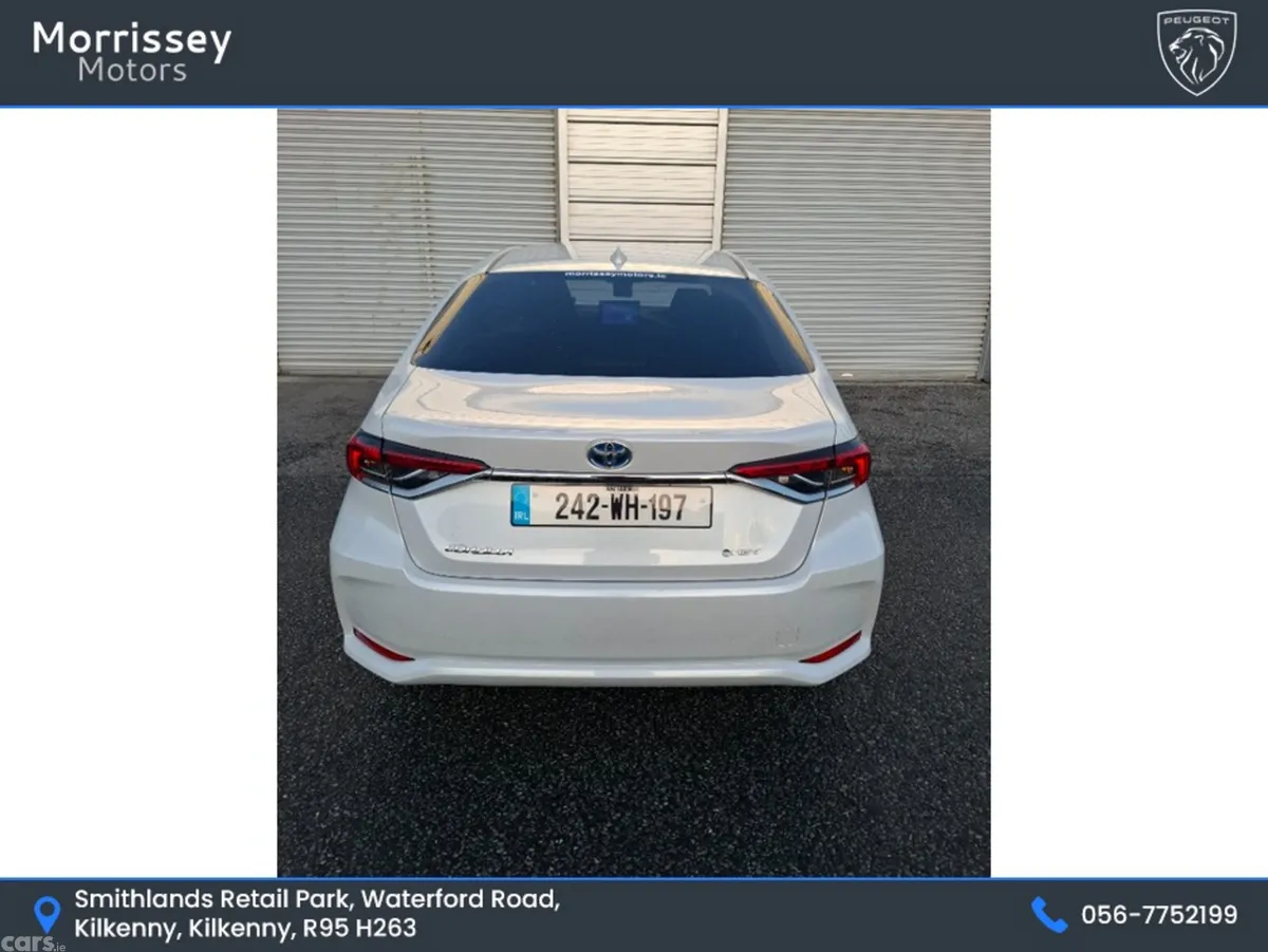 Toyota Corolla Saloon, Petrol Hybrid, 2024, White