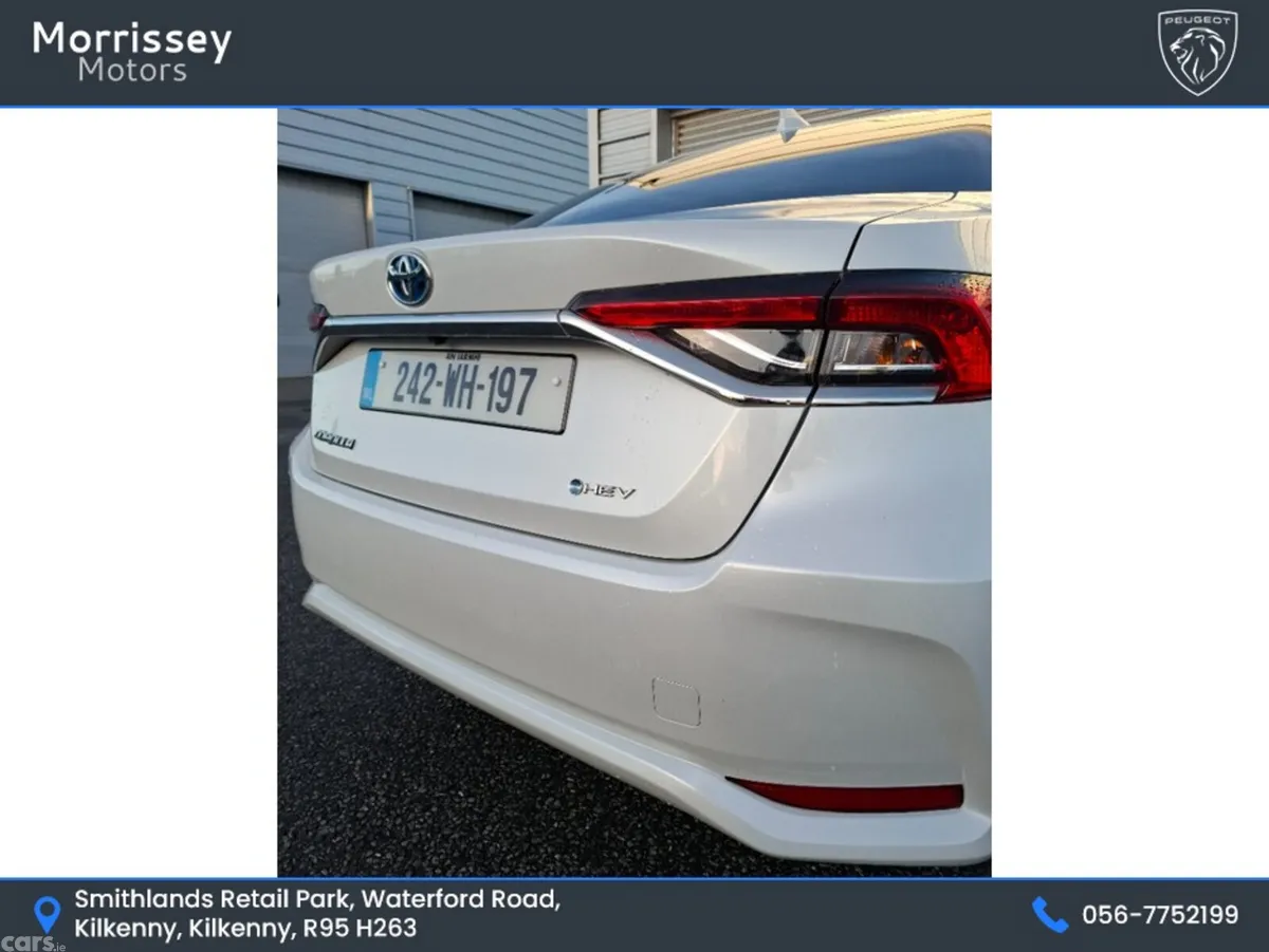 Toyota Corolla Saloon, Petrol Hybrid, 2024, White
