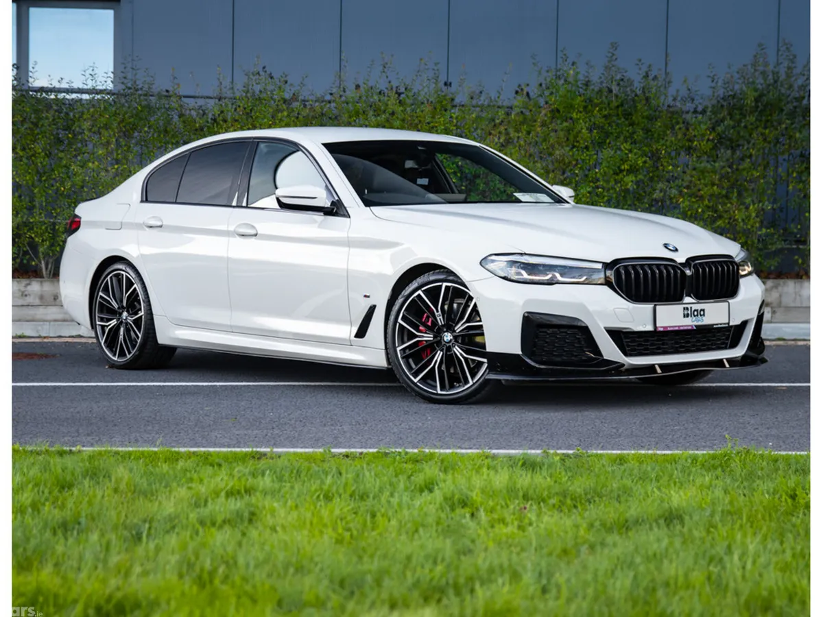 BMW 5-Series Saloon, Diesel Hybrid, 2020, White