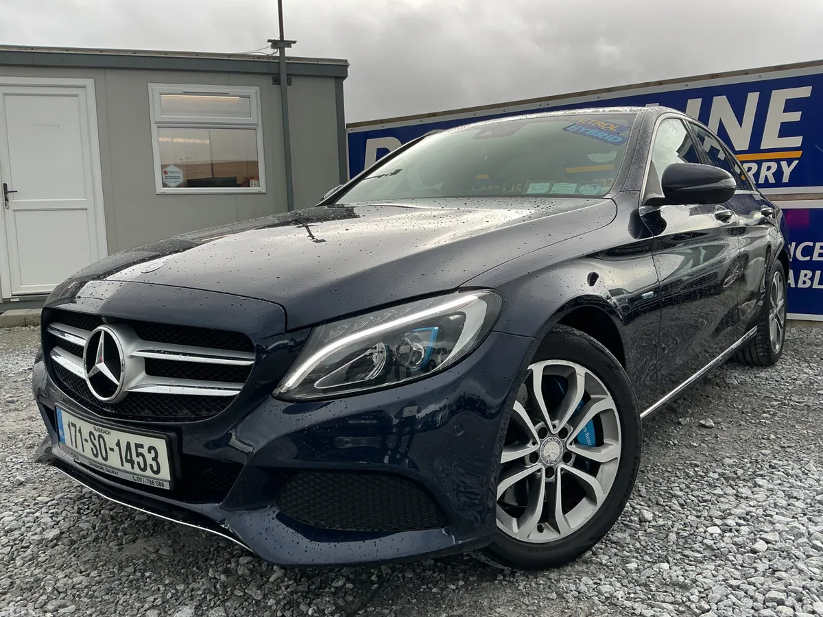 Mercedes-Benz C-Class Saloon, Petrol Plug-in Hybrid, 2017, Blue