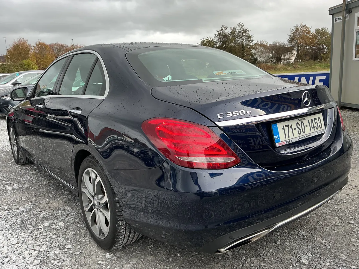 Mercedes-Benz C-Class Saloon, Petrol Plug-in Hybrid, 2017, Blue