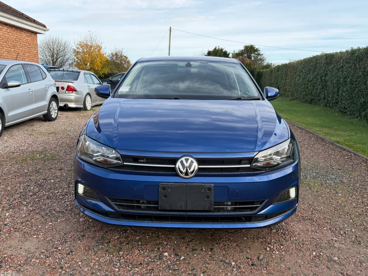 Volkswagen Polo Hatchback, Petrol, 2019, Blue