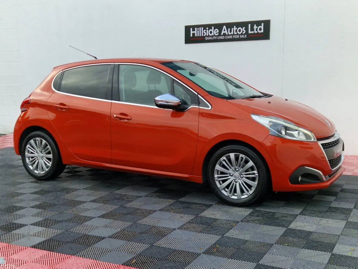 Peugeot 208 Hatchback, Petrol, 2017, Orange