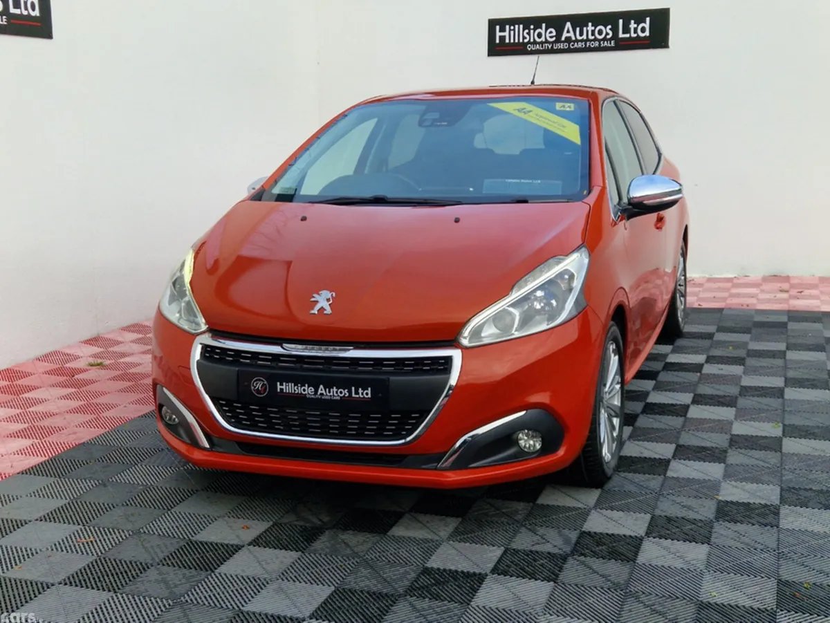 Peugeot 208 Hatchback, Petrol, 2017, Orange