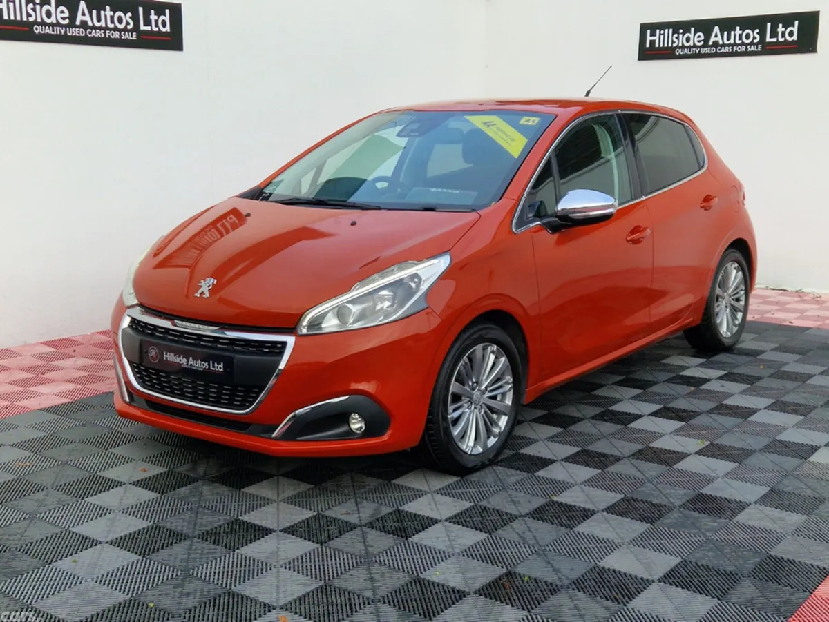 Peugeot 208 Hatchback, Petrol, 2017, Orange