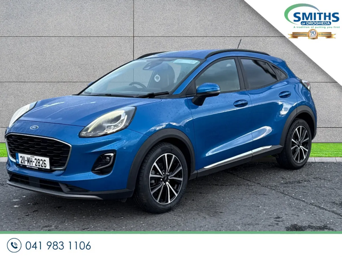 Ford Puma MPV, Petrol Hybrid, 2021, Blue