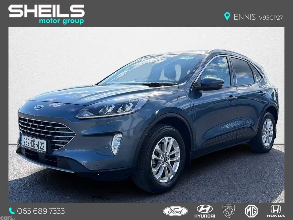 Ford Kuga SUV, Petrol Plug-in Hybrid, 2023, Blue