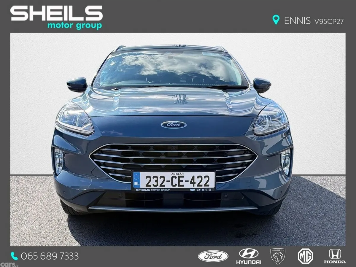 Ford Kuga SUV, Petrol Plug-in Hybrid, 2023, Blue