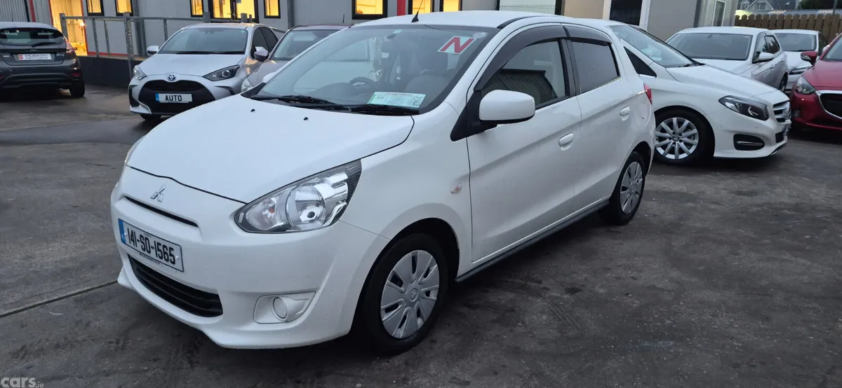 Mitsubishi Mirage Hatchback, Petrol, 2014, White