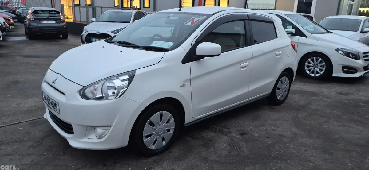 Mitsubishi Mirage Hatchback, Petrol, 2014, White