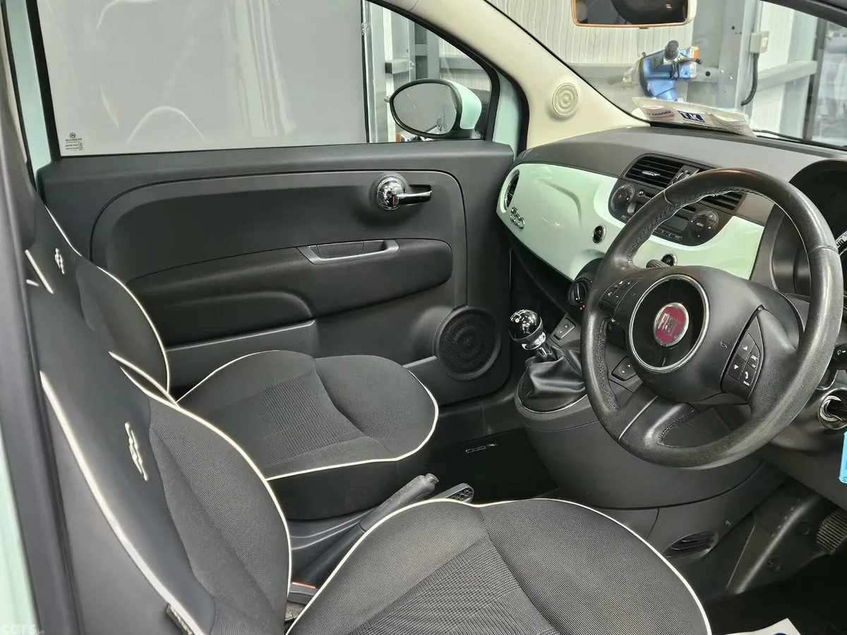 Fiat 500 Hatchback, Petrol, 2015, Green