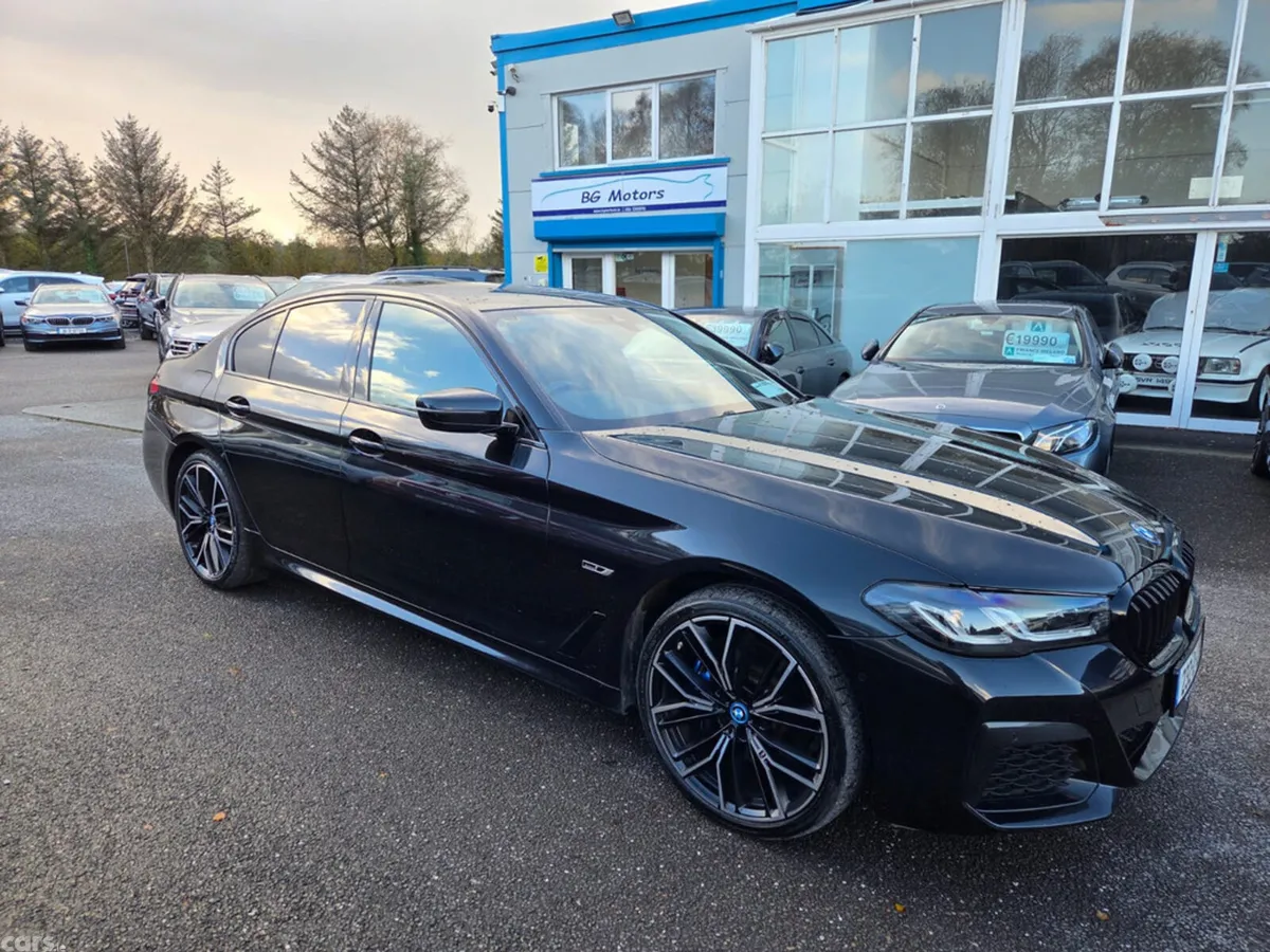 BMW 5-Series Saloon, Petrol Plug-in Hybrid, 2023, Black