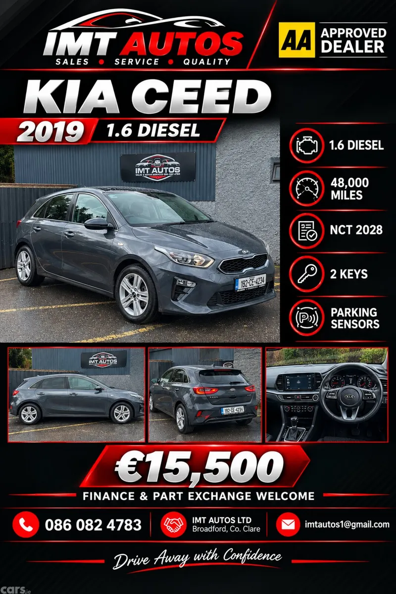 Kia XCeed Hatchback, Diesel, 2019, Grey