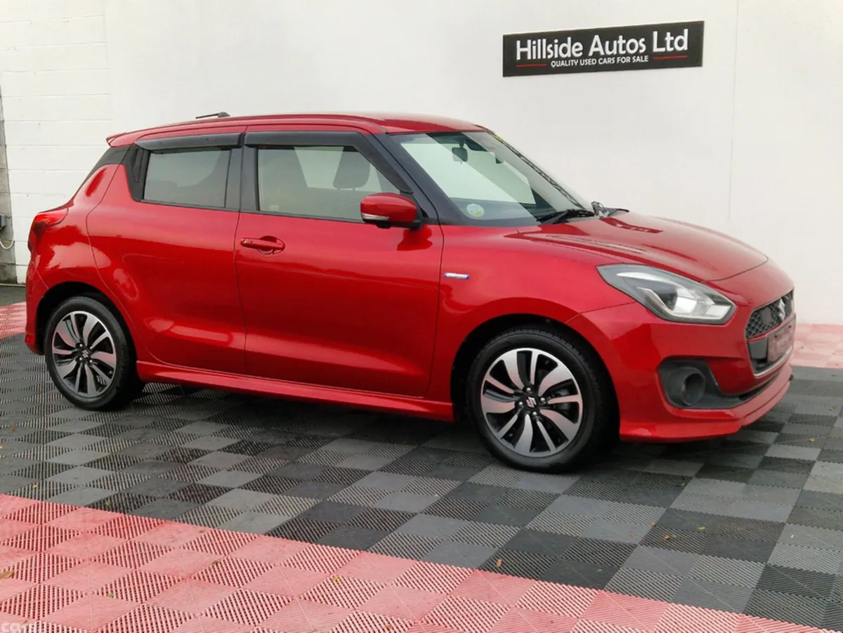 Suzuki Swift Hatchback, Petrol Hybrid, 2017, Red