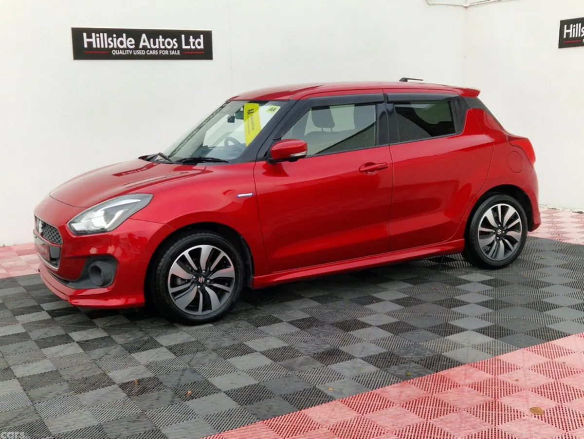 Suzuki Swift Hatchback, Petrol Hybrid, 2017, Red