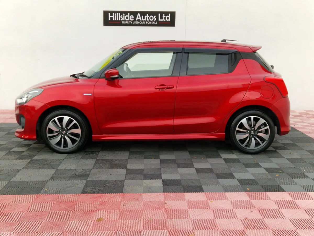 Suzuki Swift Hatchback, Petrol Hybrid, 2017, Red